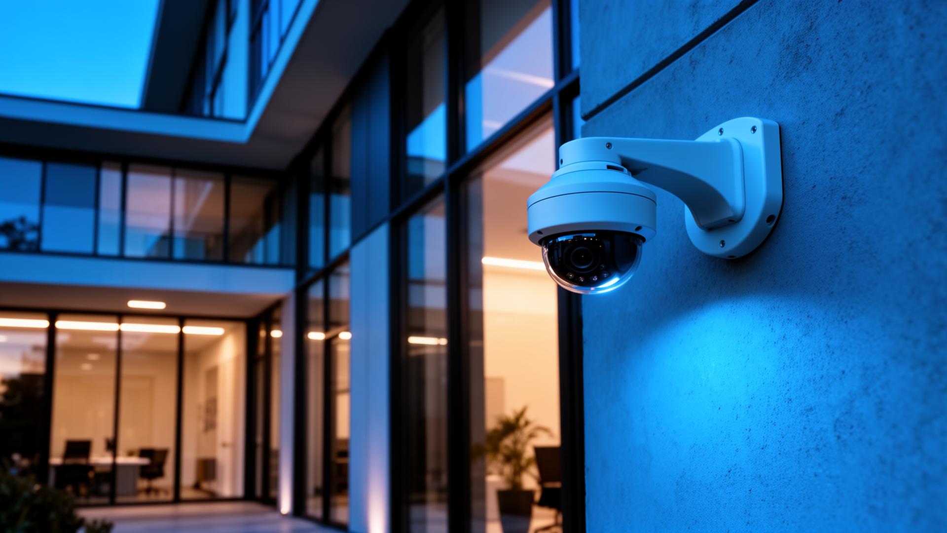 CCTV terpasang di gedung modern